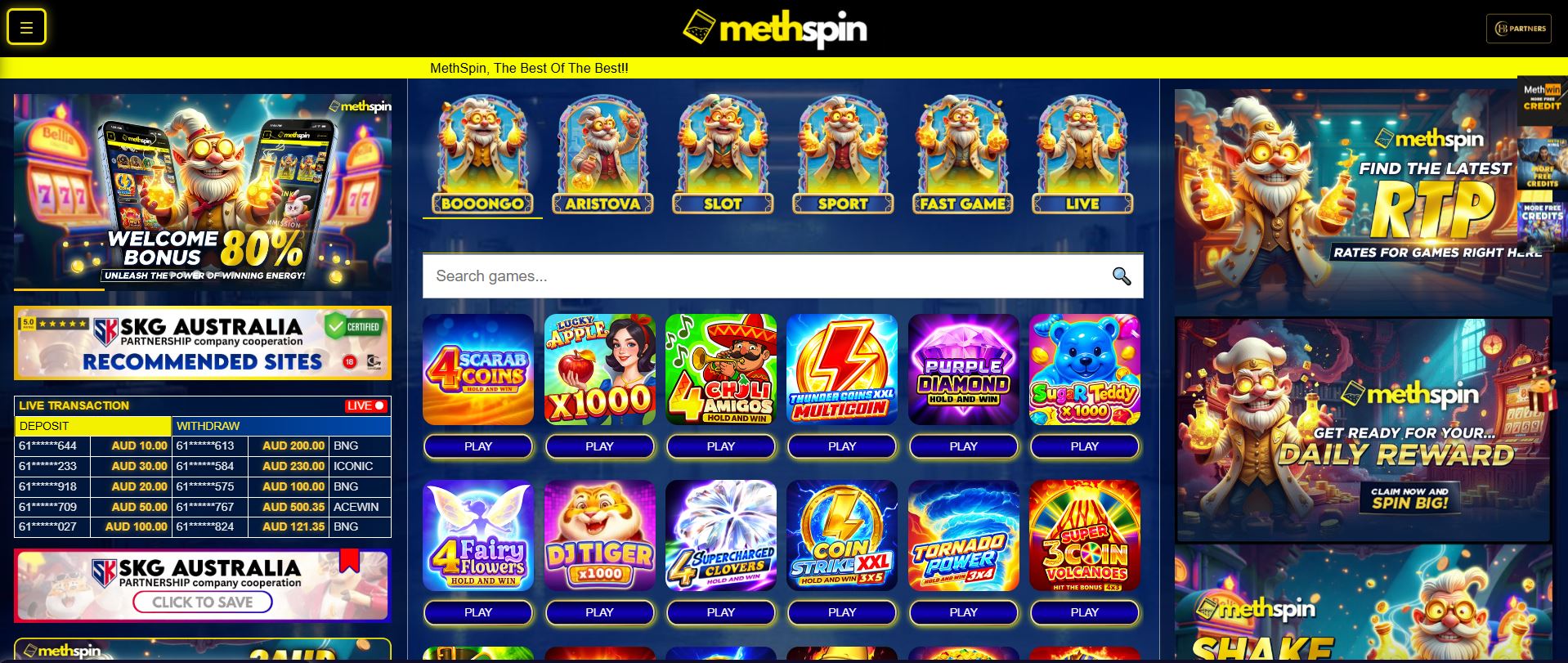 Methspin Casino in Australia 2026